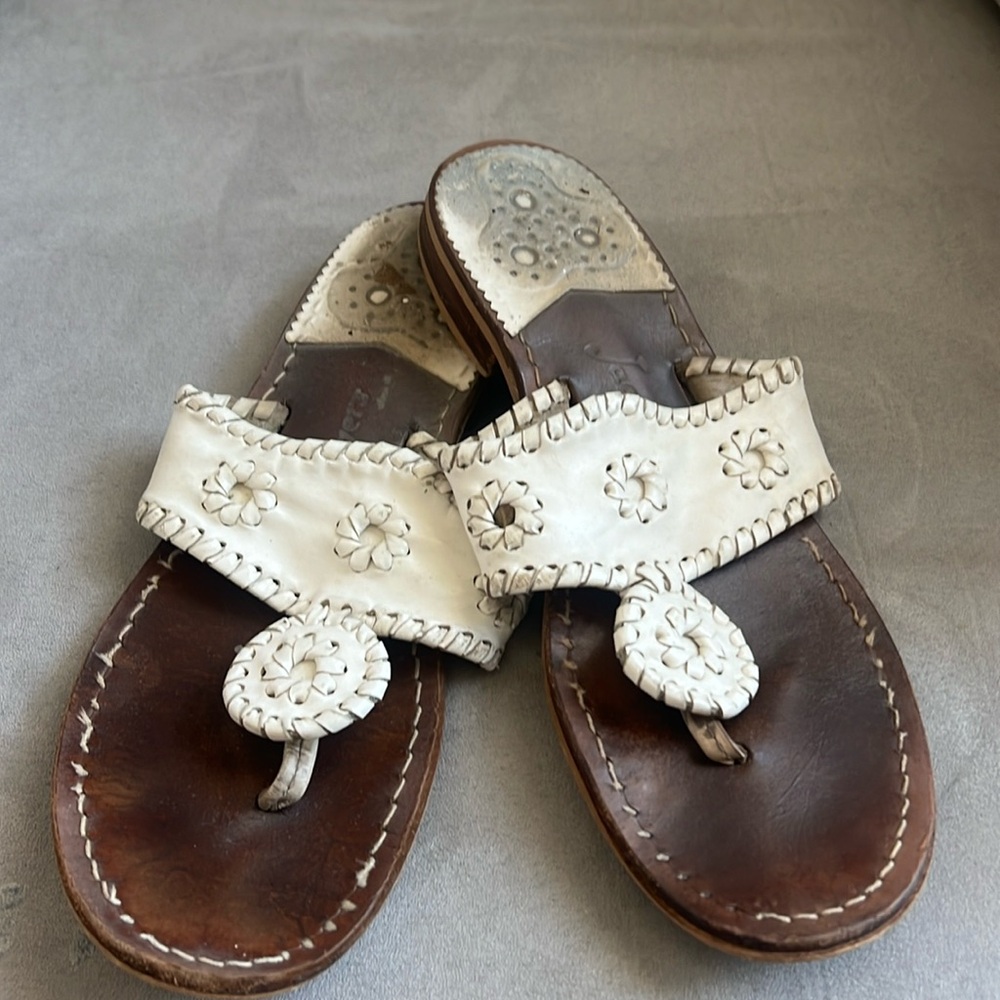Jack Rogers white sandals - Picture 2 of 6